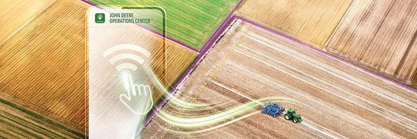JohnDeere Präzisionlandwirtschaft Vernetzung zwischen Büro und Maschine