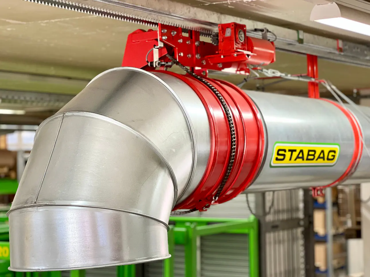 Schwenkbogen-Teleskopverteiler