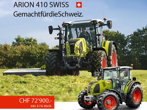 CLAAS Arion 410 Swiss+