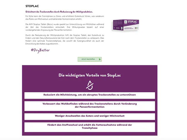 Trockenstellen neu ohne Absetzfrist