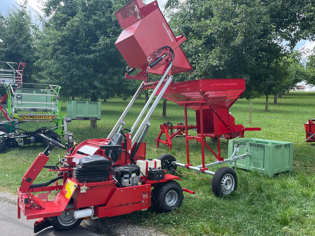 Obsternte mit Feucht-Obsttechnik