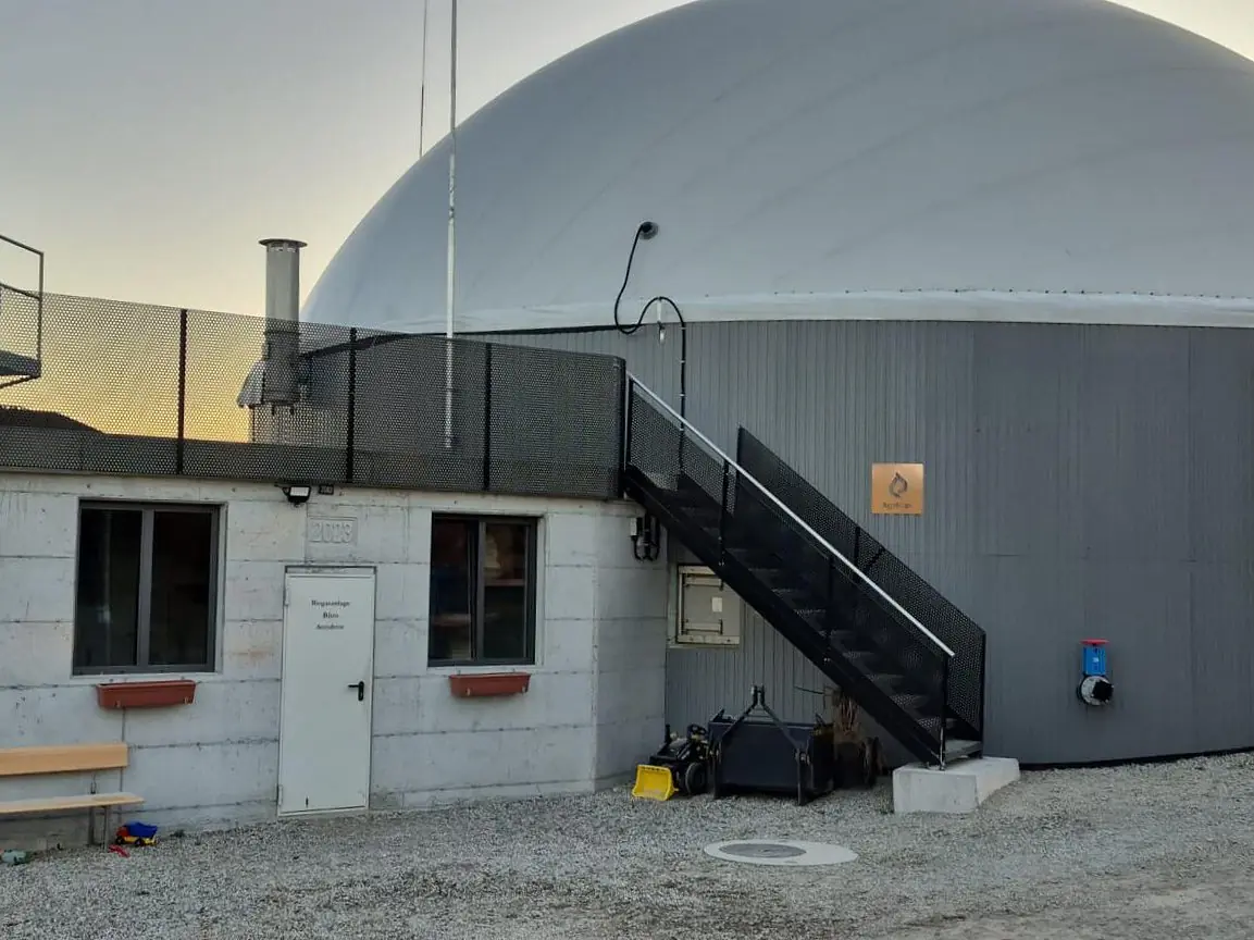 Energie aus Hofdünger – Beispielanlage in Sins