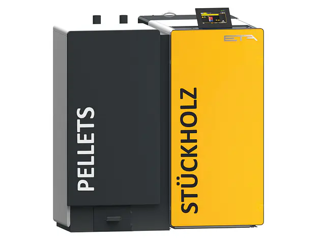 ETA Stückholz / Pellets Kombikessel eSH 16 - 32 kW mit eTWIN