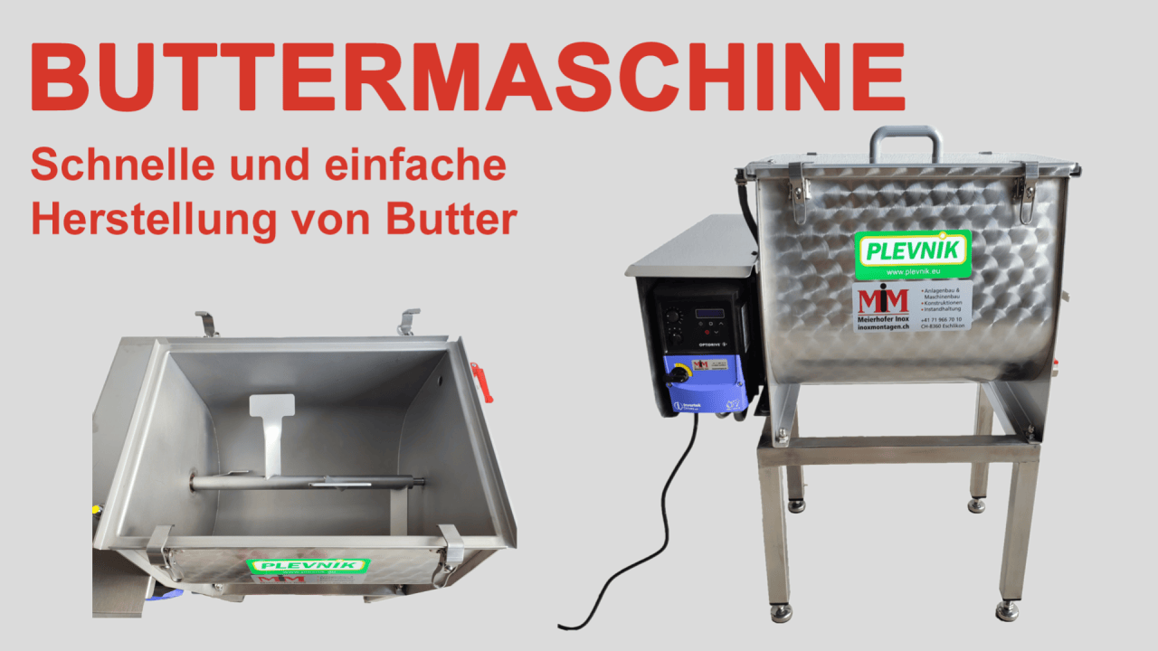 Buttermaschinen - schnelle und einfache Herstellung von Butter